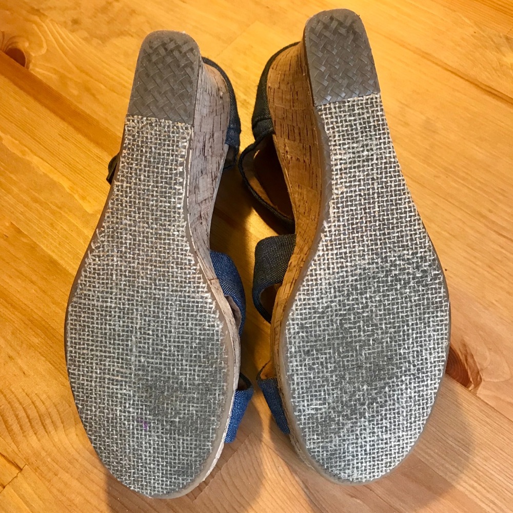 Toms Sienna Wedge Chambray - Picture 4 of 4